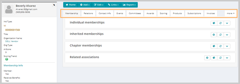 Individual Profile Child Forms – NetForum Support