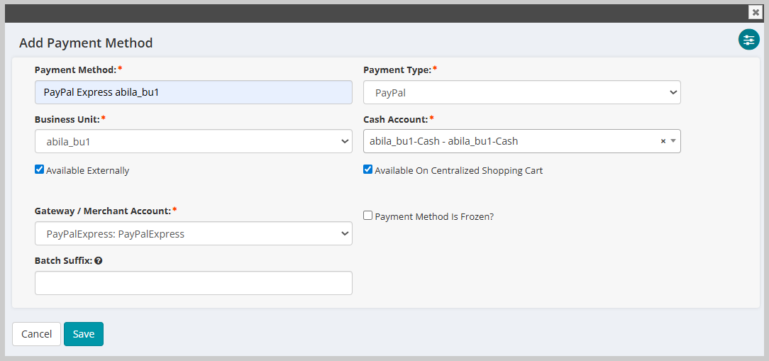 Add Payment Method form with PayPalExpress info.png