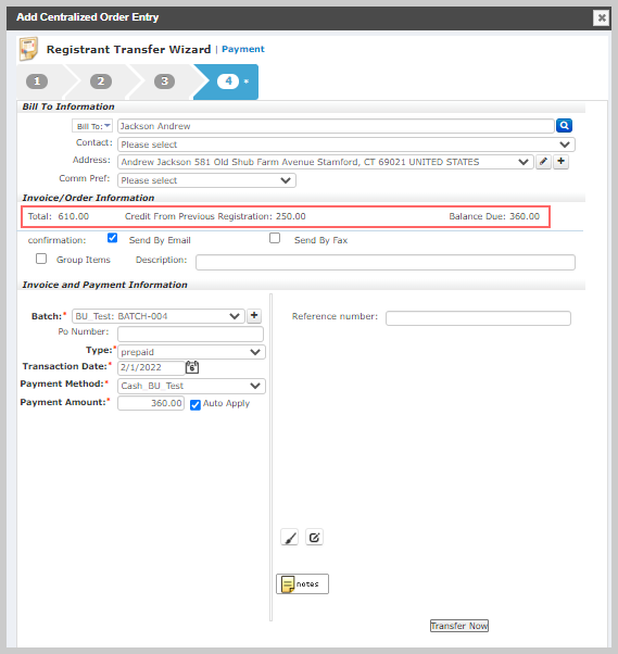 Registrant Transfer Wizard Payment Form.png
